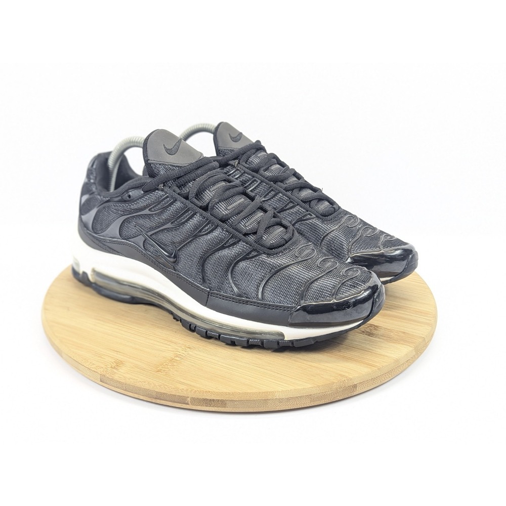 Nike Air Max Plus 97 Shoes Mens 8.5 Hybrid Black White Sneakers Athletic Running